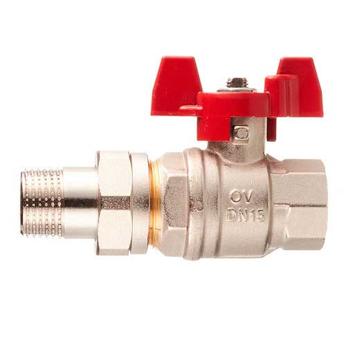 Кран шаровой Oventrop Optibal 1" с разъемным соединением