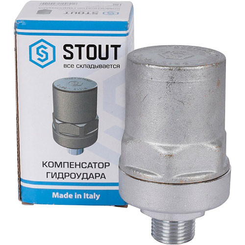 Компенсатор гидроударов Stout ф1/2"