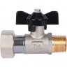 Кран шаровой прямой Stout с накидной гайкой НГ/НР 3/4"х1/2"