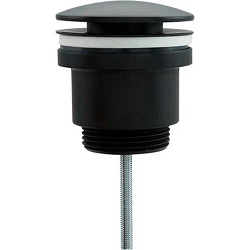 Донный клапан VER26C ф1 1/4" НР Vieir черный