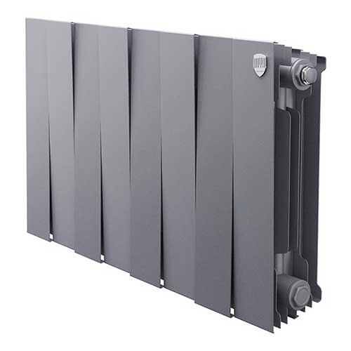 Радиатор PianoForte 300/8 секций Silver Satin Royal Thermo