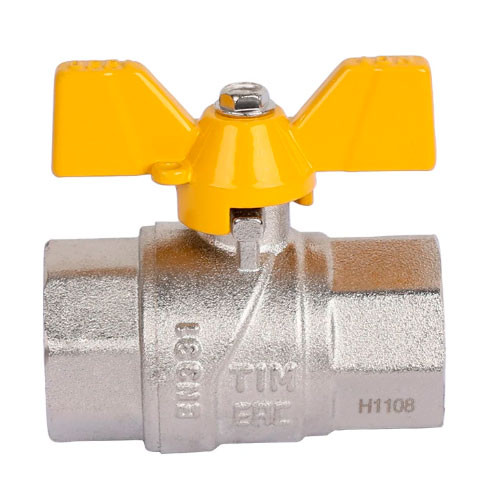 Кран шаровый для газа ВВ 1/2" Tim
