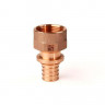 Переходник ВР RX+ ф25-R3/4" Рехау бронза