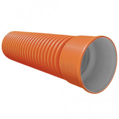 Колодец FDplast SN16 923/800-6000 мм из двухслойной гофрированной трубы c раструбом