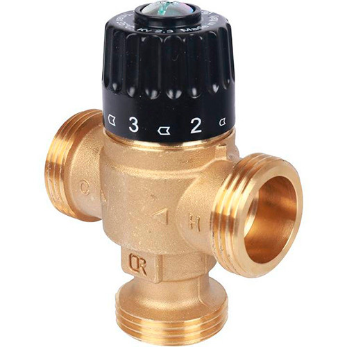 Термостатический клапан НР 3/4" 30-65°С KV 2.3 м3/ч Stout