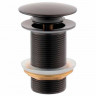 Донный клапан без перелива click-clack ф1 1/4" НР Vieir графит