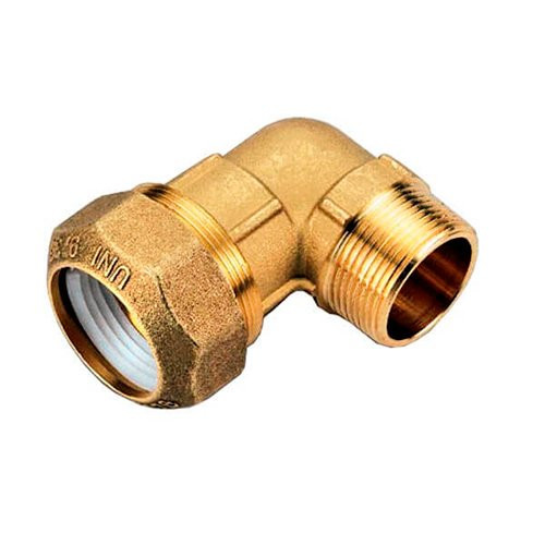 Угольник ПНД ф40х1 1/4" НР Tiemme