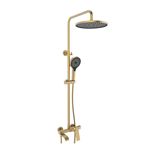 Душевая система V343562S Vieir Lux матовое золото