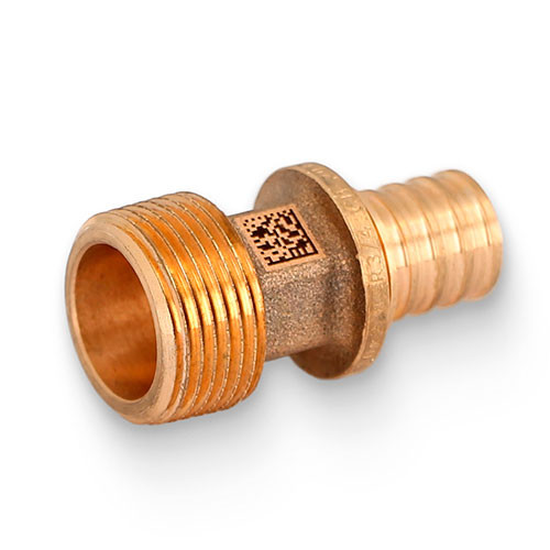 Переходник НР RX+ ф20-R3/4" Рехау бронза