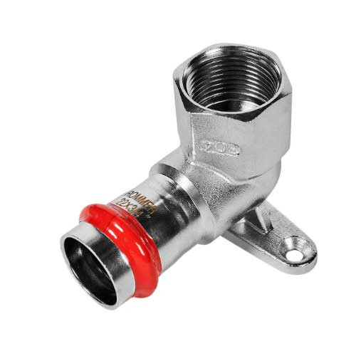 Пресс-водорозетка Rommer ф18х1/2" ВПр-ВР нержавеющая сталь