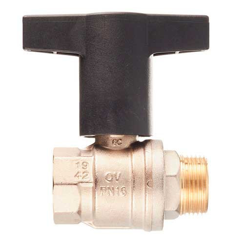 Кран шаровой Oventrop Optibal 1 1/2" ВН с пластмассовым маховиком