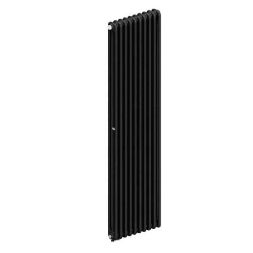 Вертикальный радиатор Rifar Tubog DV1 3180/10 нижнее подключение Антрацит