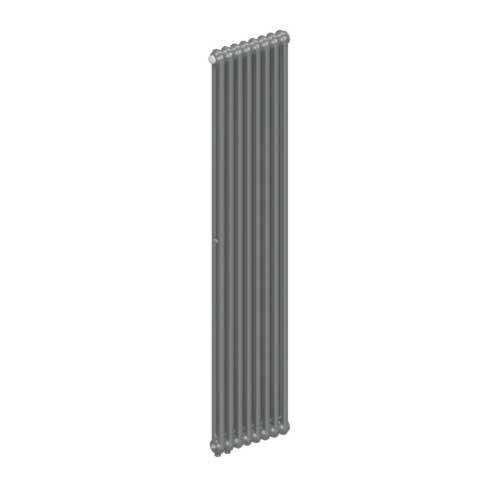 Вертикальный радиатор Rifar Tubog DV1 2180/8 нижнее подключение Титан