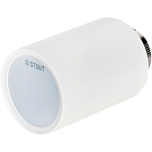 Головка термостатическая умная Zigbee M30x1,5 Stout белый