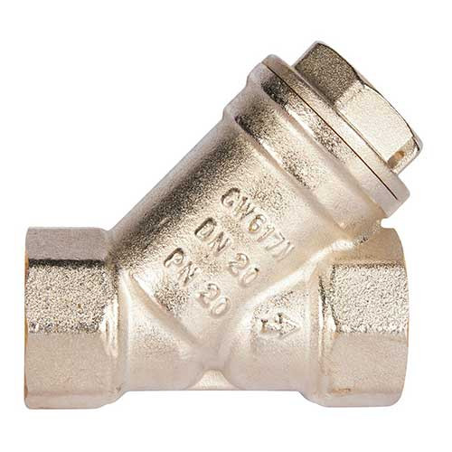 Фильтр сетчатый косой 500 мкр 3/4" Rommer