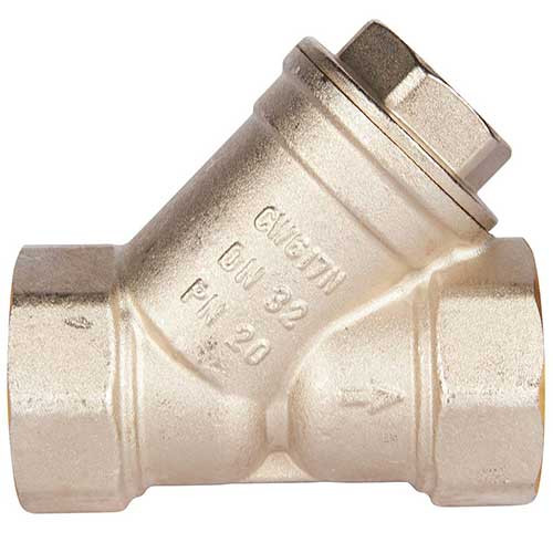 Фильтр сетчатый косой 500 мкр 1 1/4" Rommer
