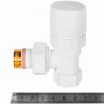 Клапан термостатический угловой Design 1/2" Stout белый