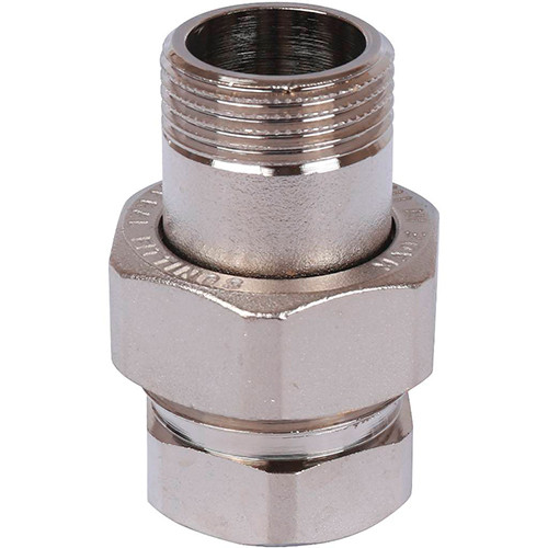 Американка никелированная Stout 1/2" ВР-НР уплотнение конус