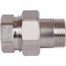 Американка никелированная Stout 1/2" ВР-НР уплотнение конус