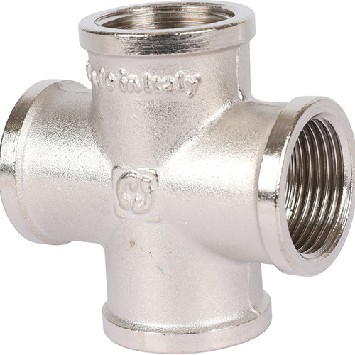 Крестовина никелированная Stout 1/2" ВР