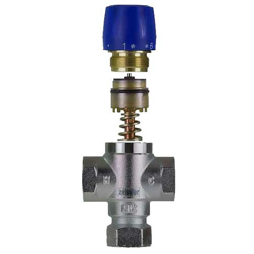 Термостатический смесительный клапан ВР 3/4" KV 1.8 м3/ч Zessler