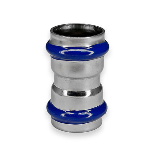 Пресс-муфта Zeissler ф18х18 ВПр-ВПр из нержавеющей стали
