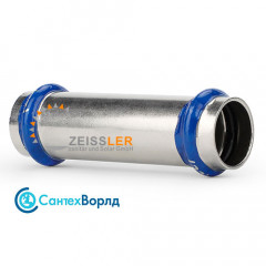 Пресс-муфта надвижная Zeissler ф22х22 ВПр-ВПр из нержавеющей стали
