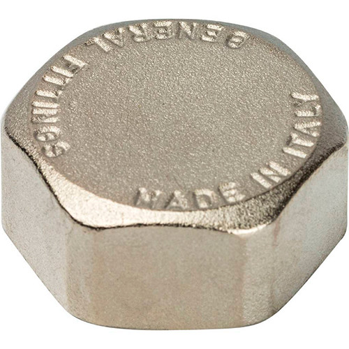 Заглушка никелированная Stout 1/2" ВР