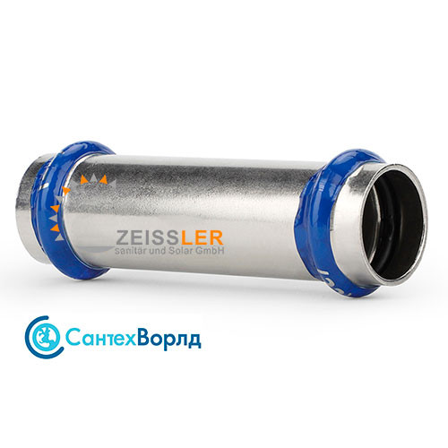 Пресс-муфта надвижная Zeissler ф35х35 ВПр-ВПр из нержавеющей стали