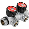 Коллектор на 2 контура Rommer 3/4"х3/4" евроконус