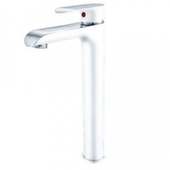 Смеситель для раковины GB3010WC Grocenberg белый/хром
