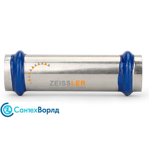 Пресс-муфта надвижная Zeissler ф54х54 ВПр-ВПр из нержавеющей стали