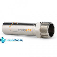 Пресс-вставка Zeissler ф42х1 1/2" НПр-НР из нержавеющей стали