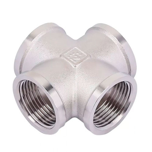 Крестовина никелированная Zeissler 1/2" ВР-ВР