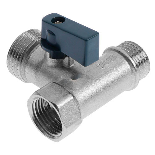 Кран шаровой трехпроходной Tim 1/2"х3/4"х1/2" ВНН