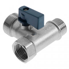 Кран шаровой трехпроходной Tim 1/2"х3/4"х1/2" ВНН