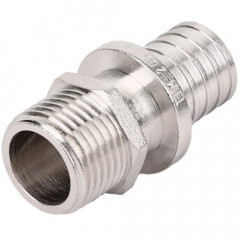 Переходник никелированный НР Tim ф20х2.0 мм x 1/2" дюйм (5 шт)