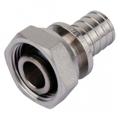 Переходник НГ (EU) никелированный Tim ф20 (2.8) мм x 3/4" дюйм (5 шт)