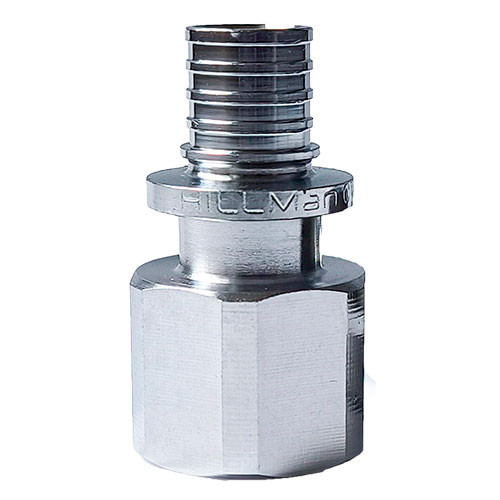Переходник HillMan ф16 мм х ВР 1/2" никелированный