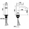 Смеситель для раковины GB2007BG Grocenberg графит