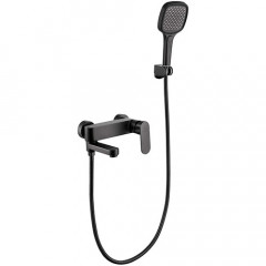 Смеситель для ванны GB8011BL Grocenberg чёрный матовый