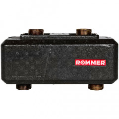 Гидравлическая стрелка 4.53 м3/ч Rommer НР ф1 1/4" в теплоизоляции