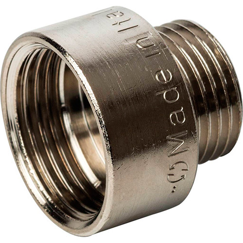 Переходник никелированный Stout 3/4"х1/2" ВР-НР