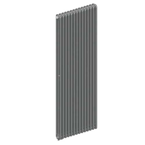 Вертикальный радиатор Rifar Tubog DV1 3180/14 нижнее подключение Титан