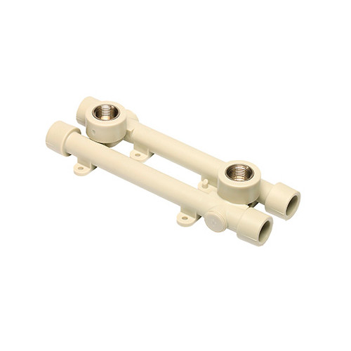 Водорозетка двойной Wavin Ekoplastik PPR с внутренней резьбой ф20-Rp1/2"