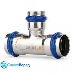 Пресс-тройник Zeissler ф42х28х42 ВПр из нержавеющей стали