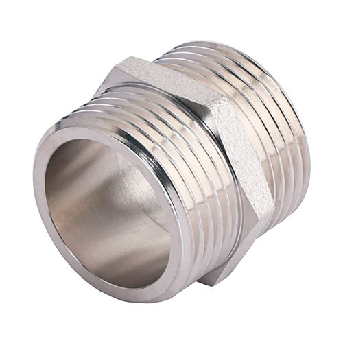 Ниппель никелированный Zeissler 1 1/4" НР-НР