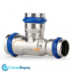 Пресс-тройник Zeissler ф28х22х22 ВПр из нержавеющей стали